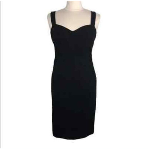 Diane Von Furstenberg Jiwon Sheath Ponte Dress Size 12 Formal Bodycon Silk DVF - Picture 2 of 13